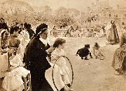 Albert Edelfelt The Luxembourg Garden oil on canvas